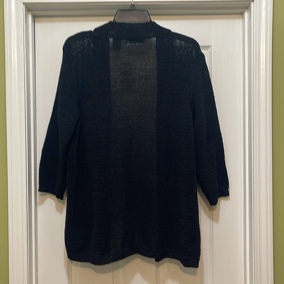Preswick & Moore - NWT open black cardigan - size 2X - Picture 2 of 7